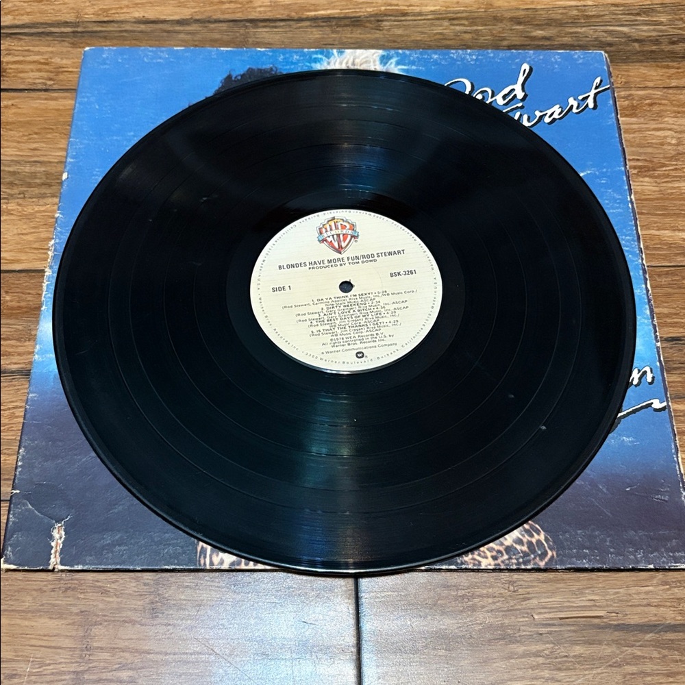 Rod Stewart  Blondes Have More Fun LP Vinyl Record (1978, Warner Bros. BSK 3261) - Picture 6 of 6